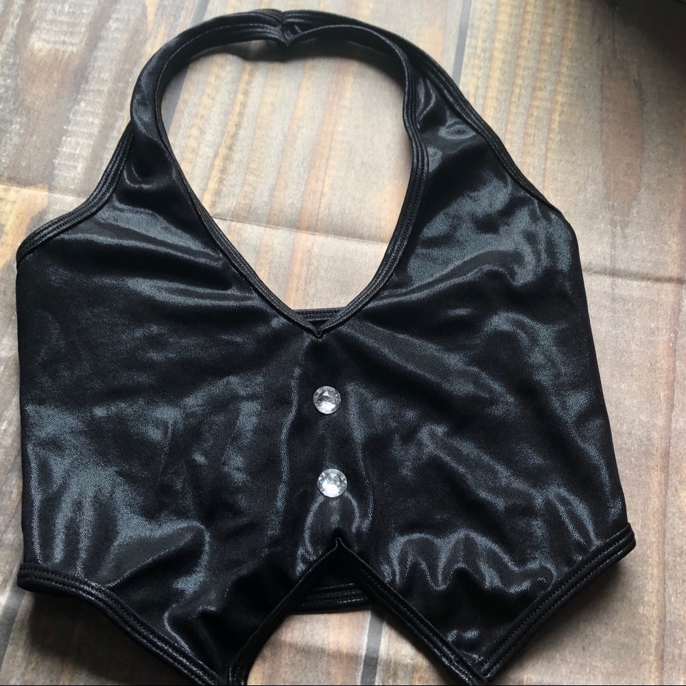 💜💜 Halter Top Shimmery  Slip On Size Small